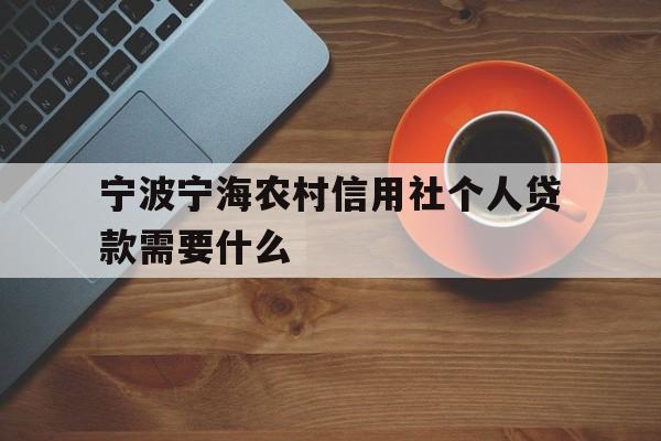 宁波宁海农村信用社个人贷款需要什么