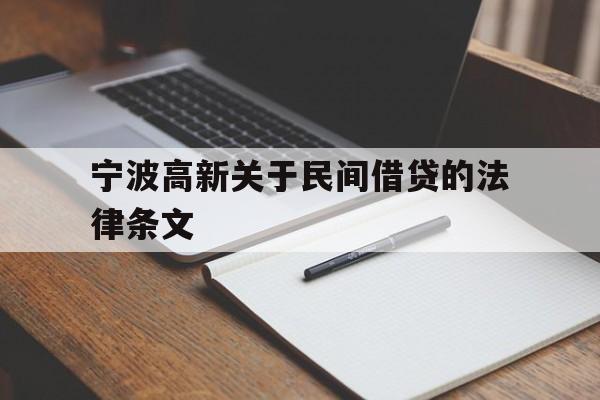 宁波高新关于民间借贷的法律条文