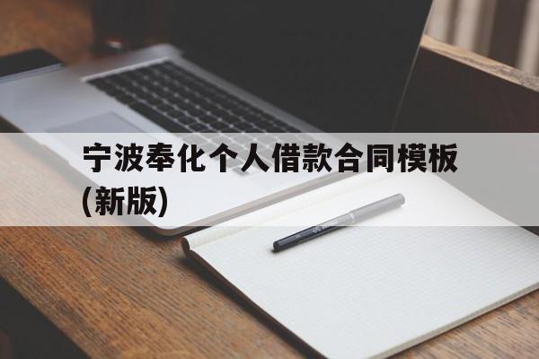 宁波奉化个人借款合同模板(新版)